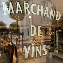 Vitrine enseigne dorure feuille d'or